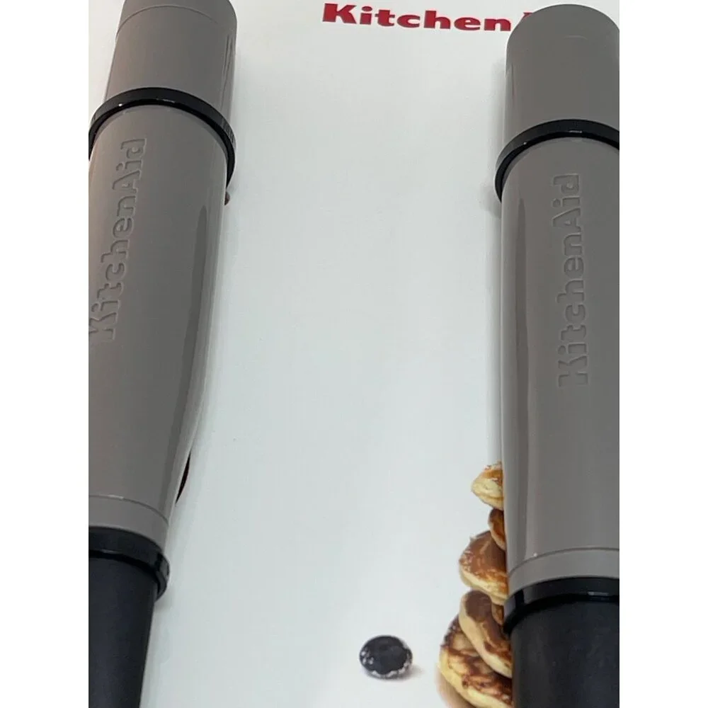 Kitchenaid Gray two piece tool, set Turnerand pasting spoon new with tags!